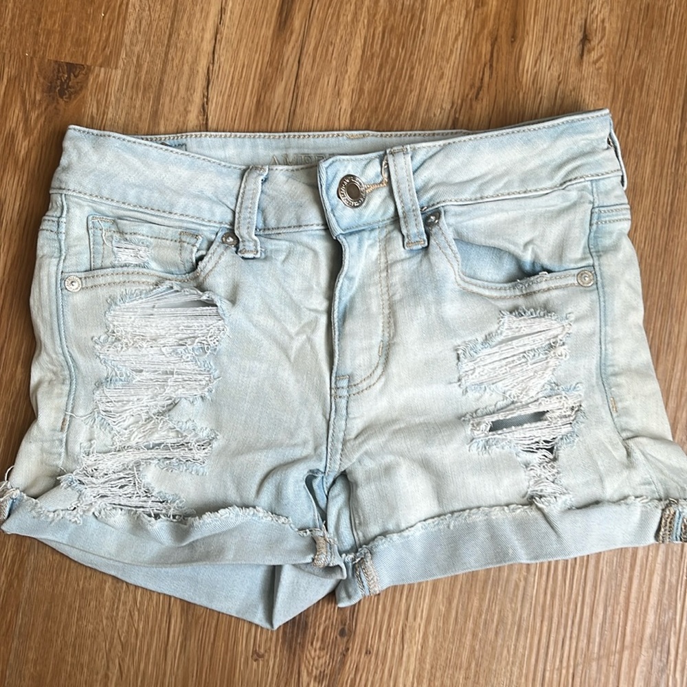 American eagle midi short size 2
